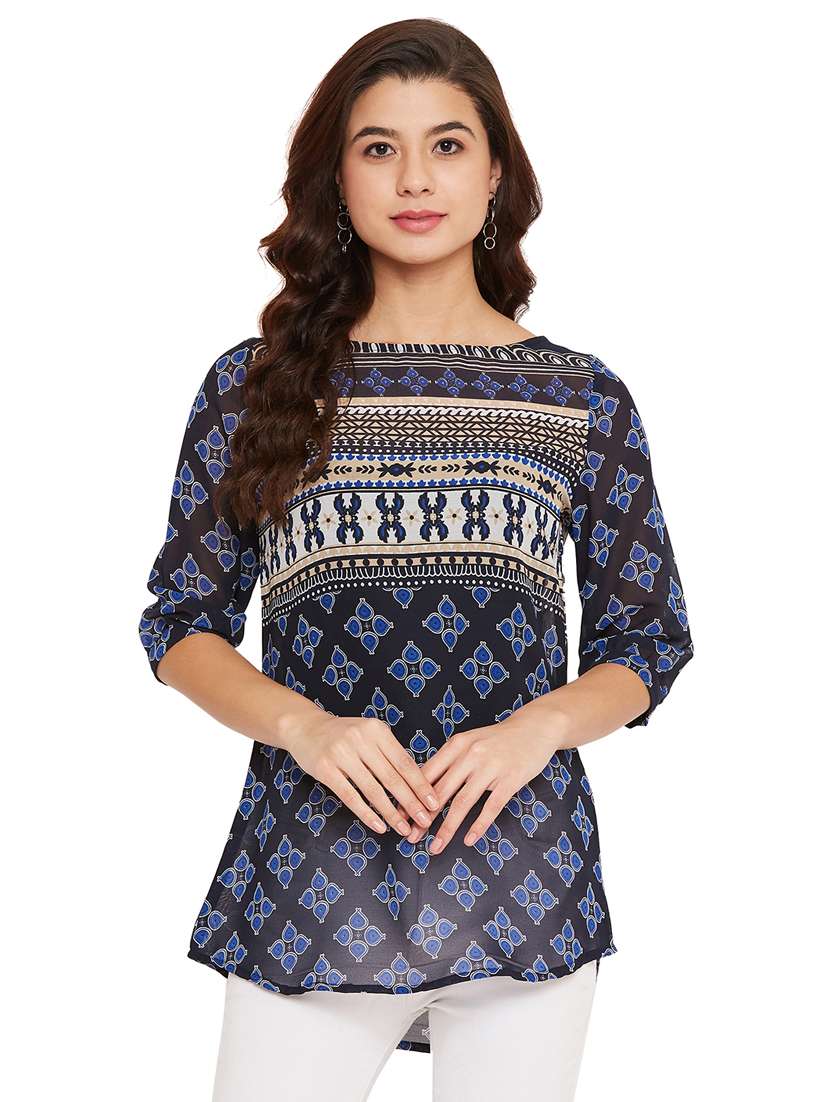 women's a line boat neck top