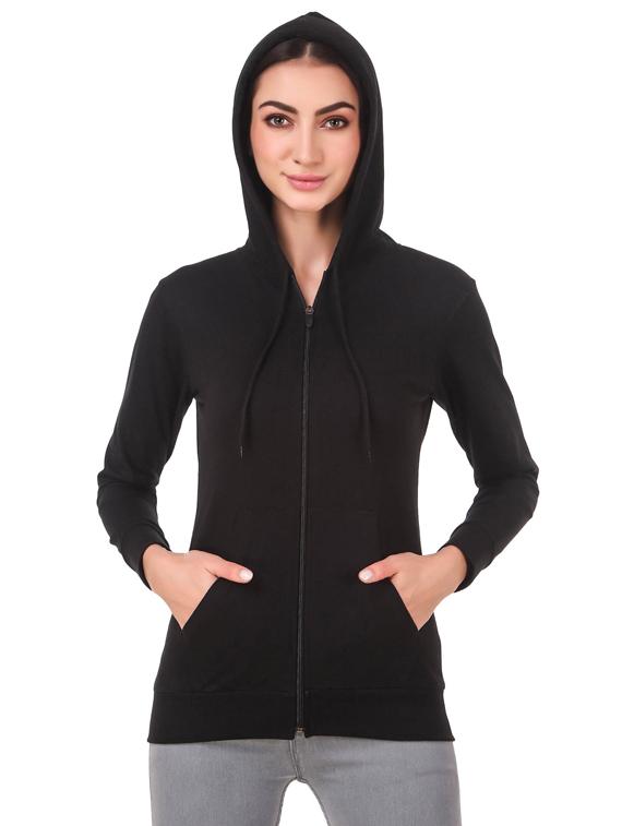 black none sweatshirt - 17463287 -  Zoom Image - 0