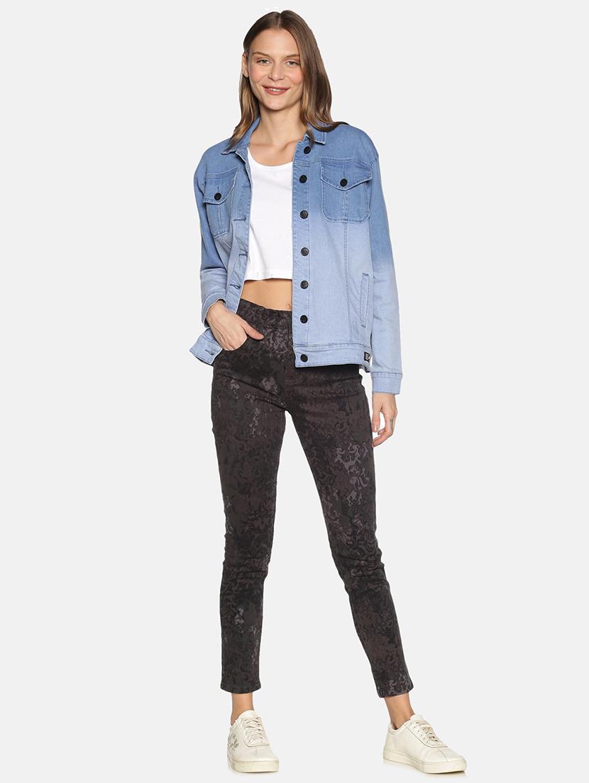 ombre denim jacket - 17465199 - Standard Image - 3