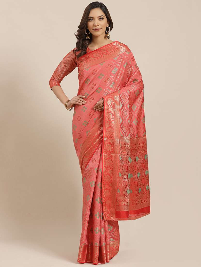 women's banarasi saree with blouse
