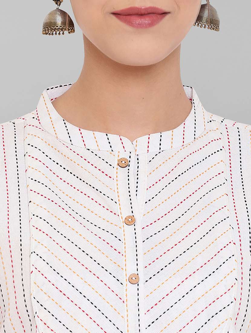 running stitch shirt tunic  - 17465651 -  Standard Image - 3