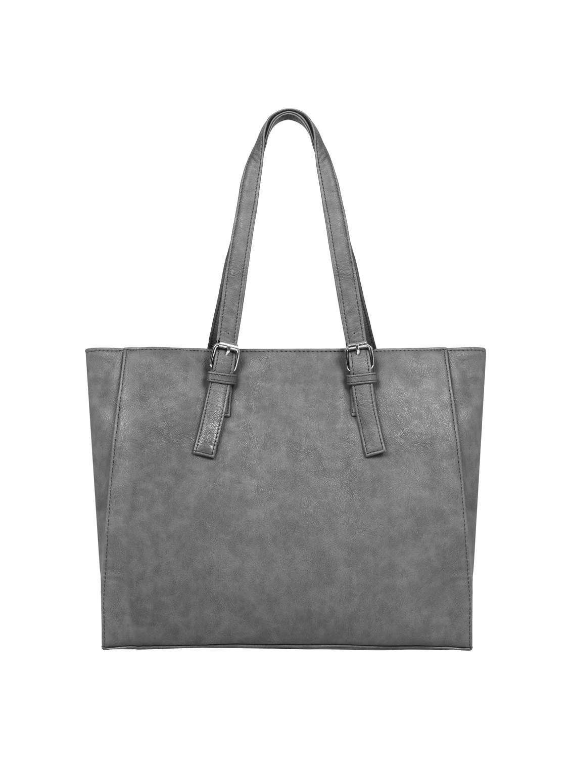 grey leatherette (pu) handbag - 17466717 - Zoom Image - 0