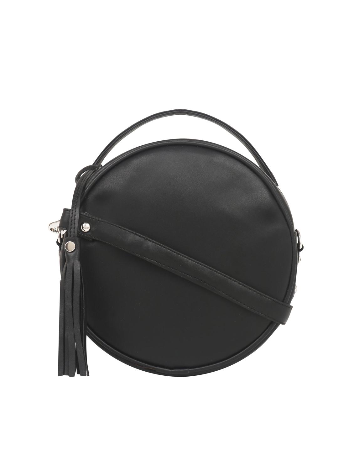 black leatherette (pu) sling bag - 17466764 - Zoom Image - 0