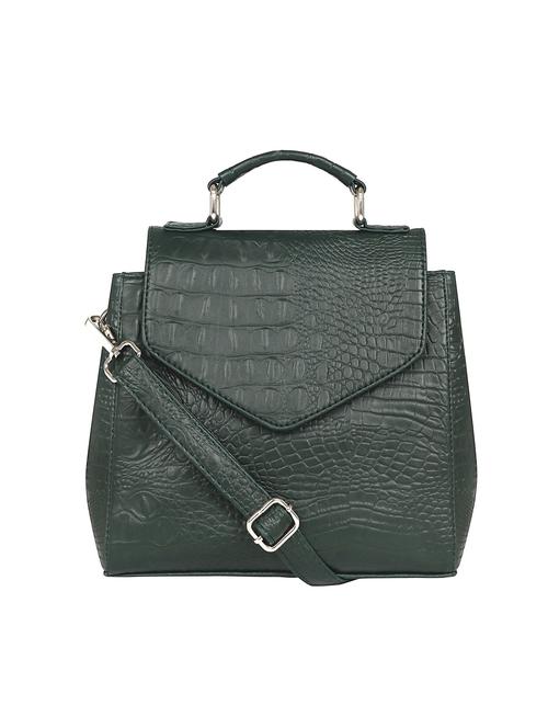 green leatherette (pu) sling bag - 17466776 -  Standard Image - 0