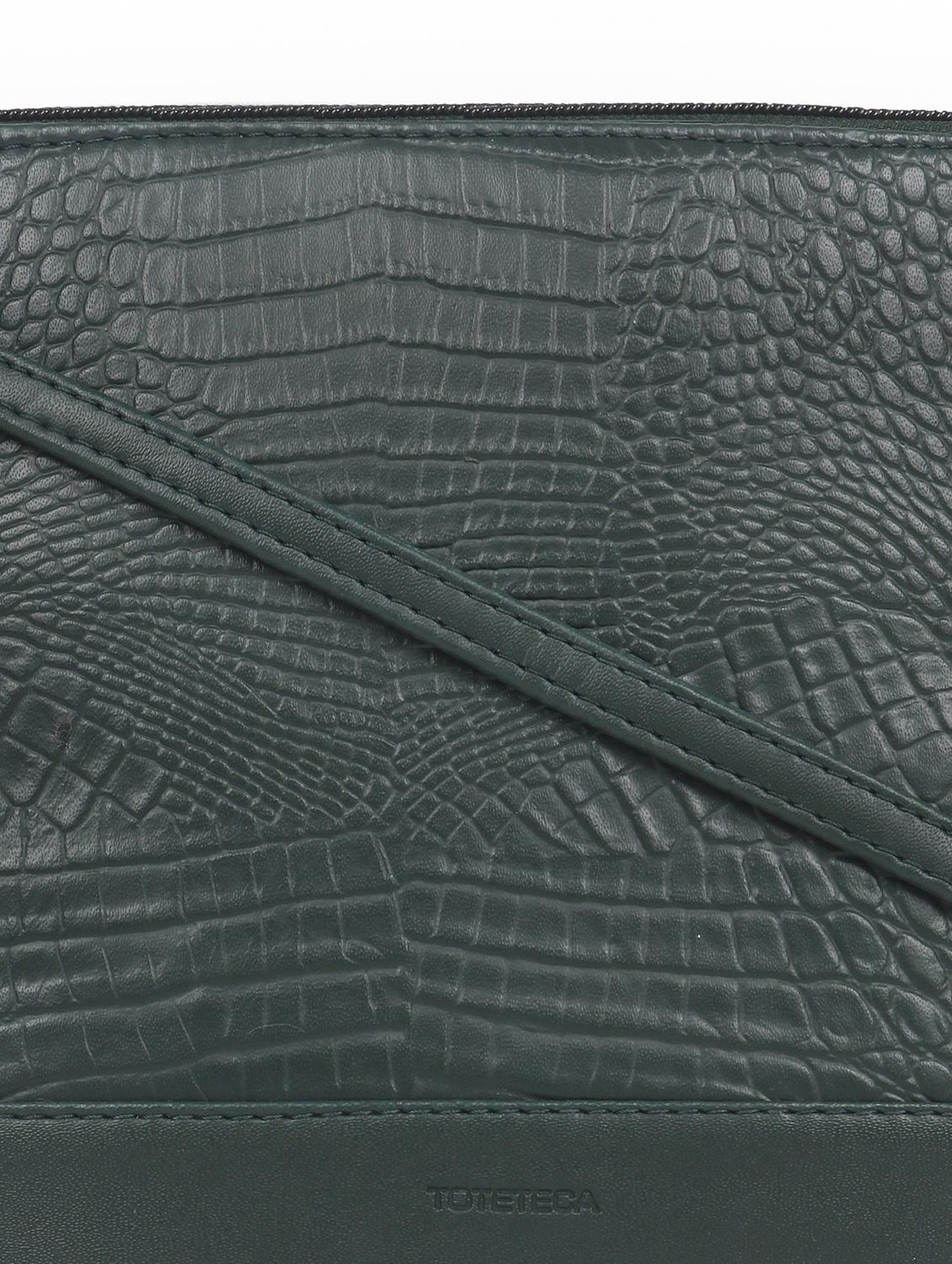 green leatherette (pu) sling bag - 17466784 - Standard Image - 3