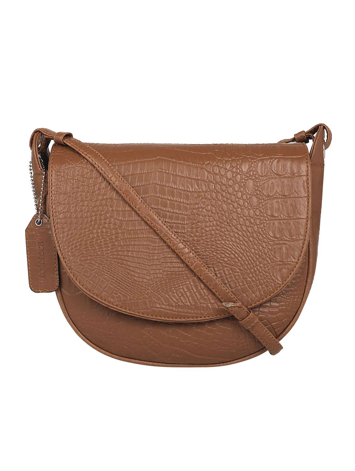 nude leatherette (pu) sling bag - 17466790 - Zoom Image - 0
