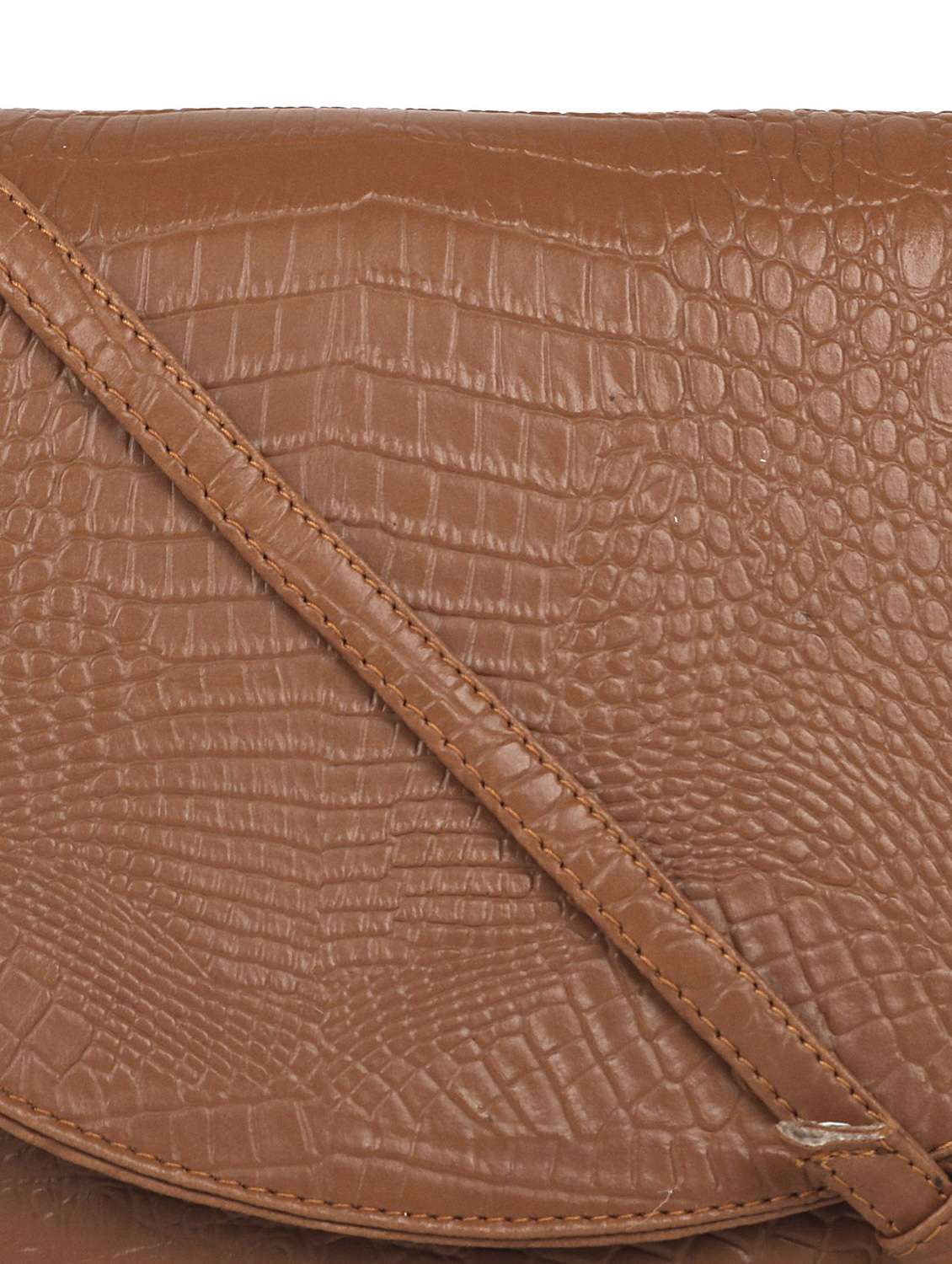 nude leatherette (pu) sling bag - 17466790 - Standard Image - 3