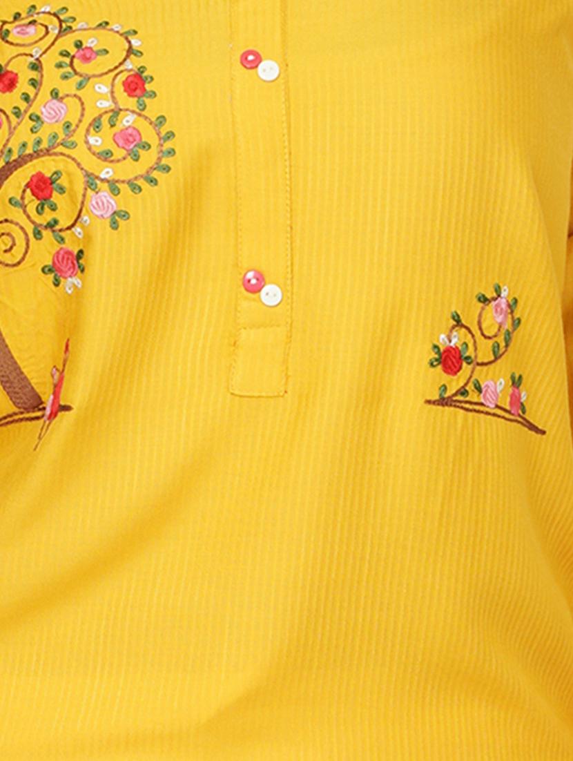 embroidered straight kurta - 17466950 - Standard Image - 3
