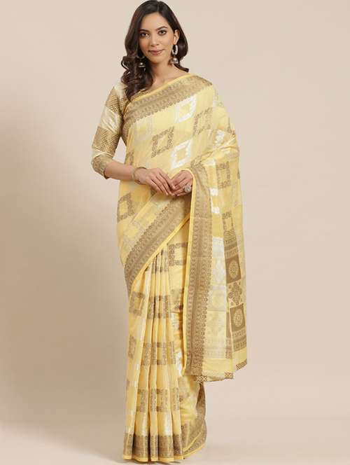 women's banarasi saree with blouse - 17468995 -  Standard Image - 0