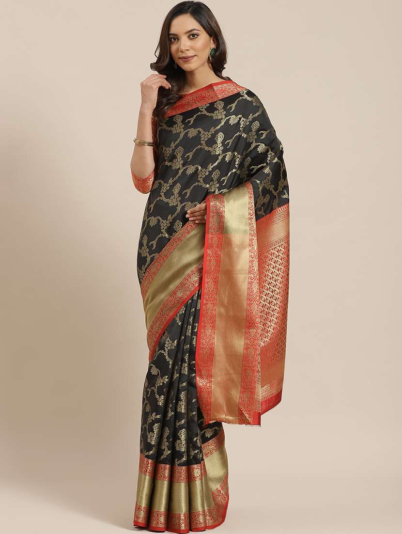 women's banarasi saree with blouse - 17469008 - Zoom Image - 0