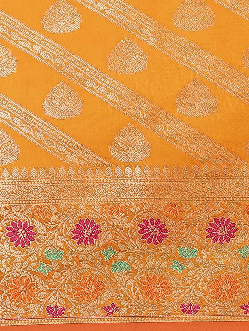 women's banarasi saree with blouse - 17469030 -  Standard Image - 3