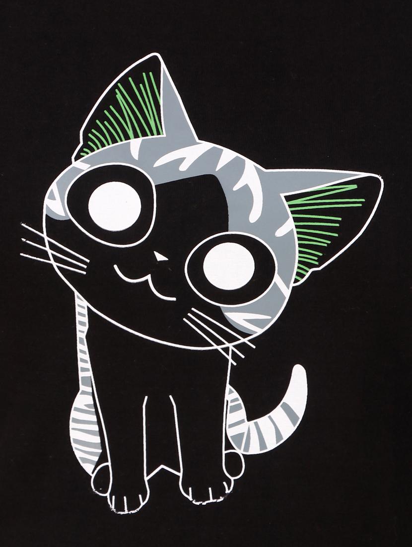 round neck quirky tee - 17471206 - Standard Image - 5