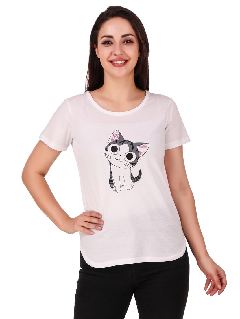 round neck quirky tee - 17471207 - Zoom Image - 0