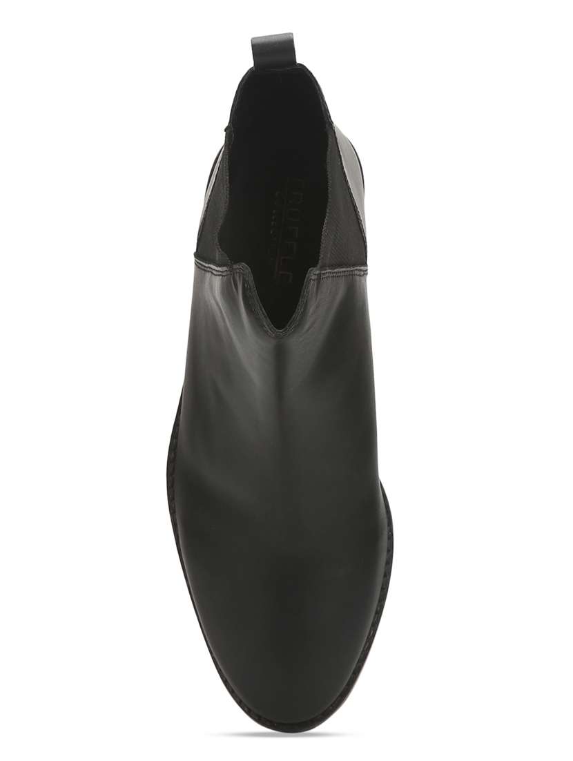 black ankle length boot - 17472878 - Standard Image - 3