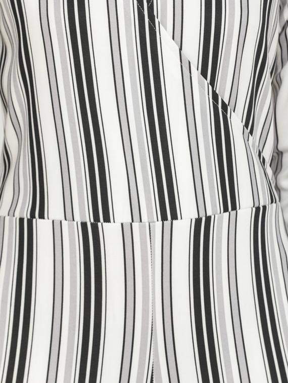 pocket detail striped jumpsuit - 17473156 - Standard Image - 3