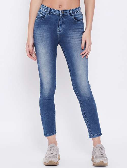 women's plain slim fit jeans - 17473958 -  Standard Image - 0