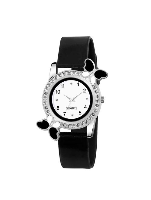k-2 blue diamond studded attractive butterfly stylish women watch - 17474133 - Standard Image - 0