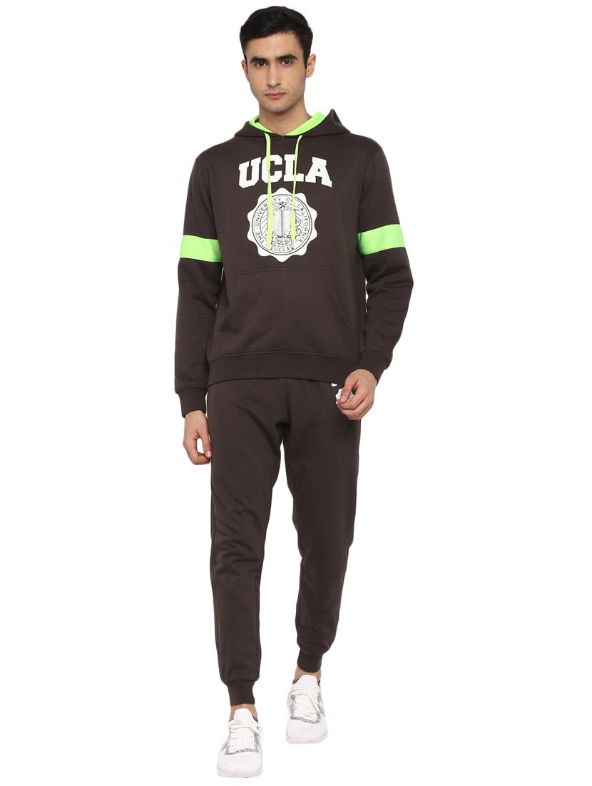 olive green printed track suit - 17474654 -  Zoom Image - 0