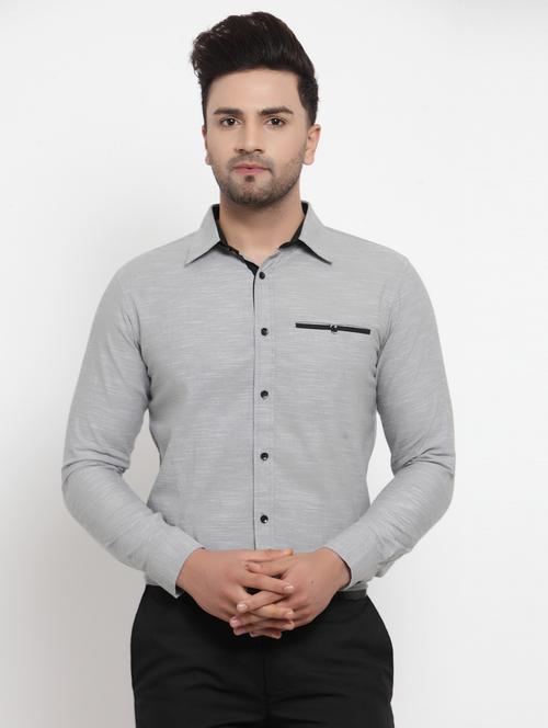 mens solids formal shirt - 17478163 -  Standard Image - 0