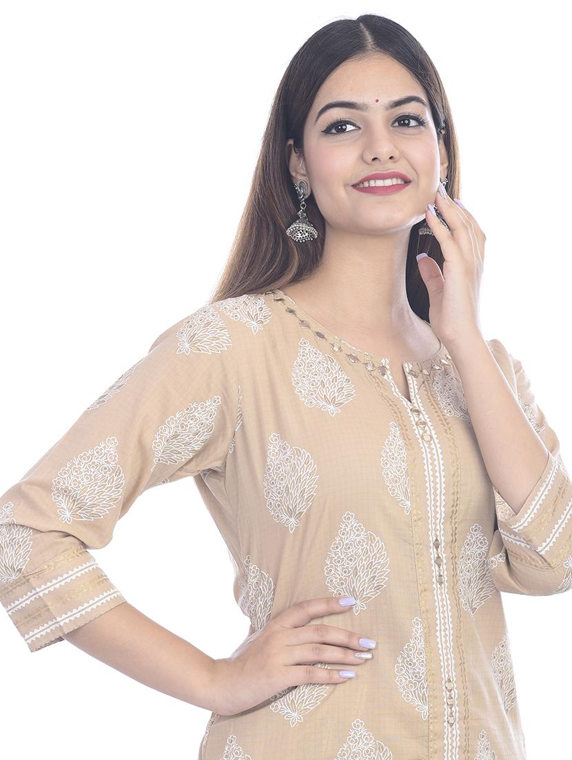 printed kurta palazzo set - 17482227 - Standard Image - 3