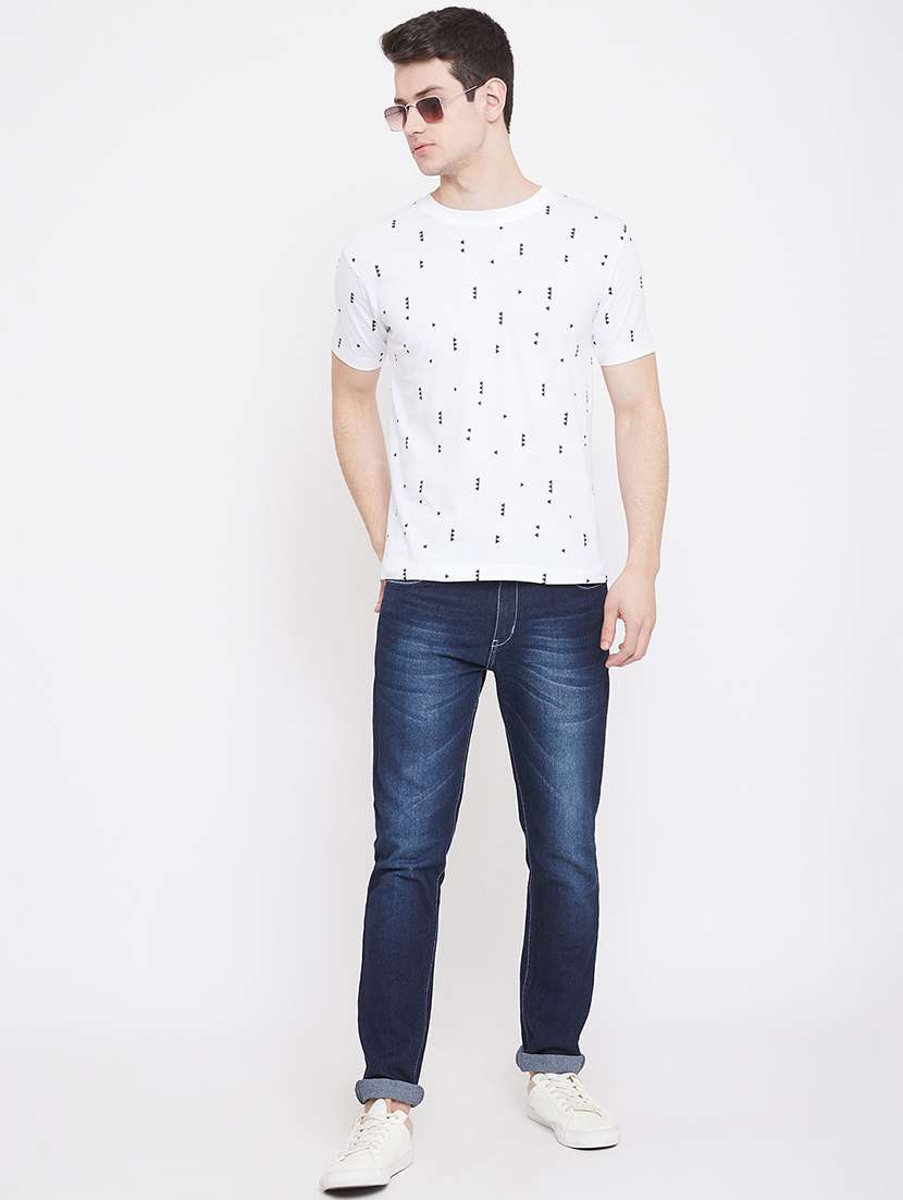 white printed t-shirt - 17482273 -  Standard Image - 3
