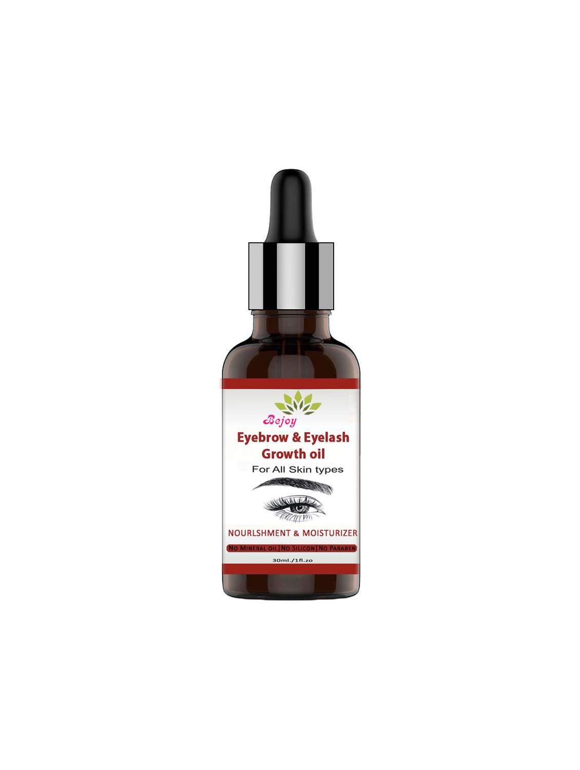 100% pure eyebrow growth oil-30ml pack of 2