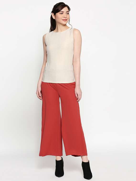 round neck solid top  - 17483376 -  Standard Image - 3