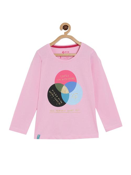 pink cotton tee - 17483723 - Standard Image - 0