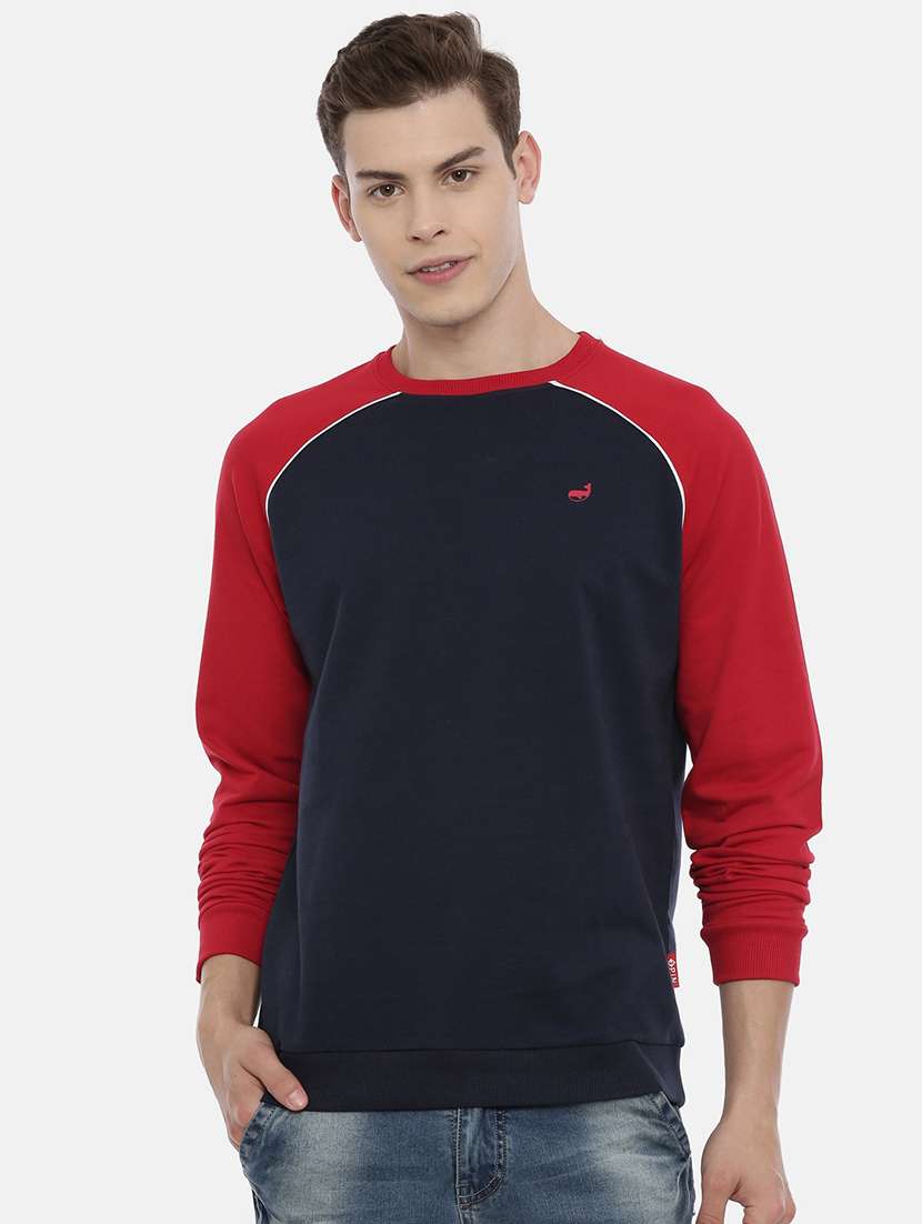 mens color block sweatshirt - 17483728 - Zoom Image - 0