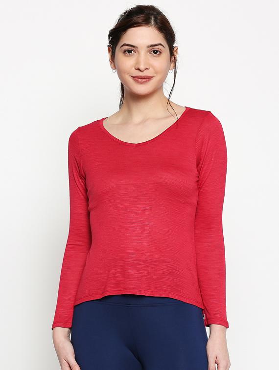 vneck solid tee - 17484796 - Zoom Image - 0