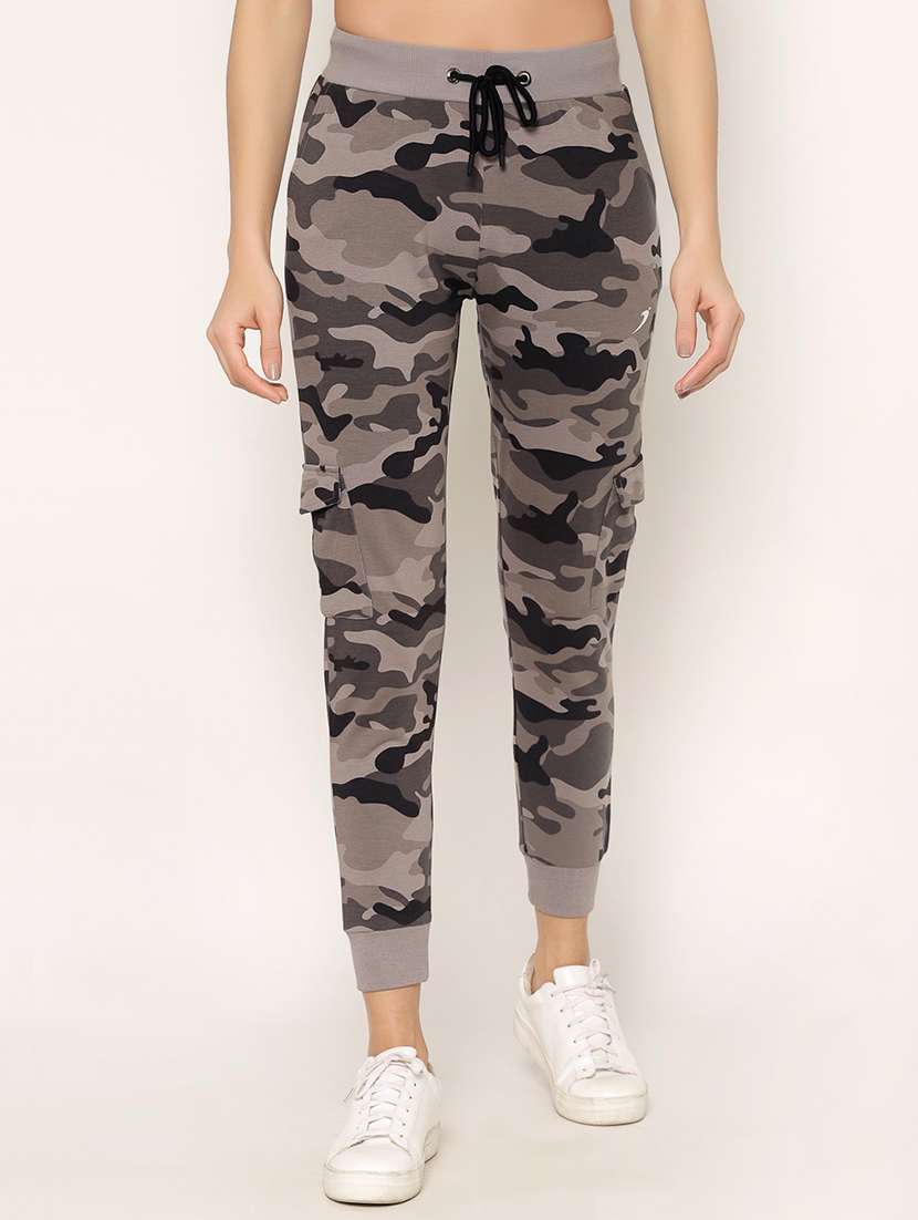 grey cotton track pants