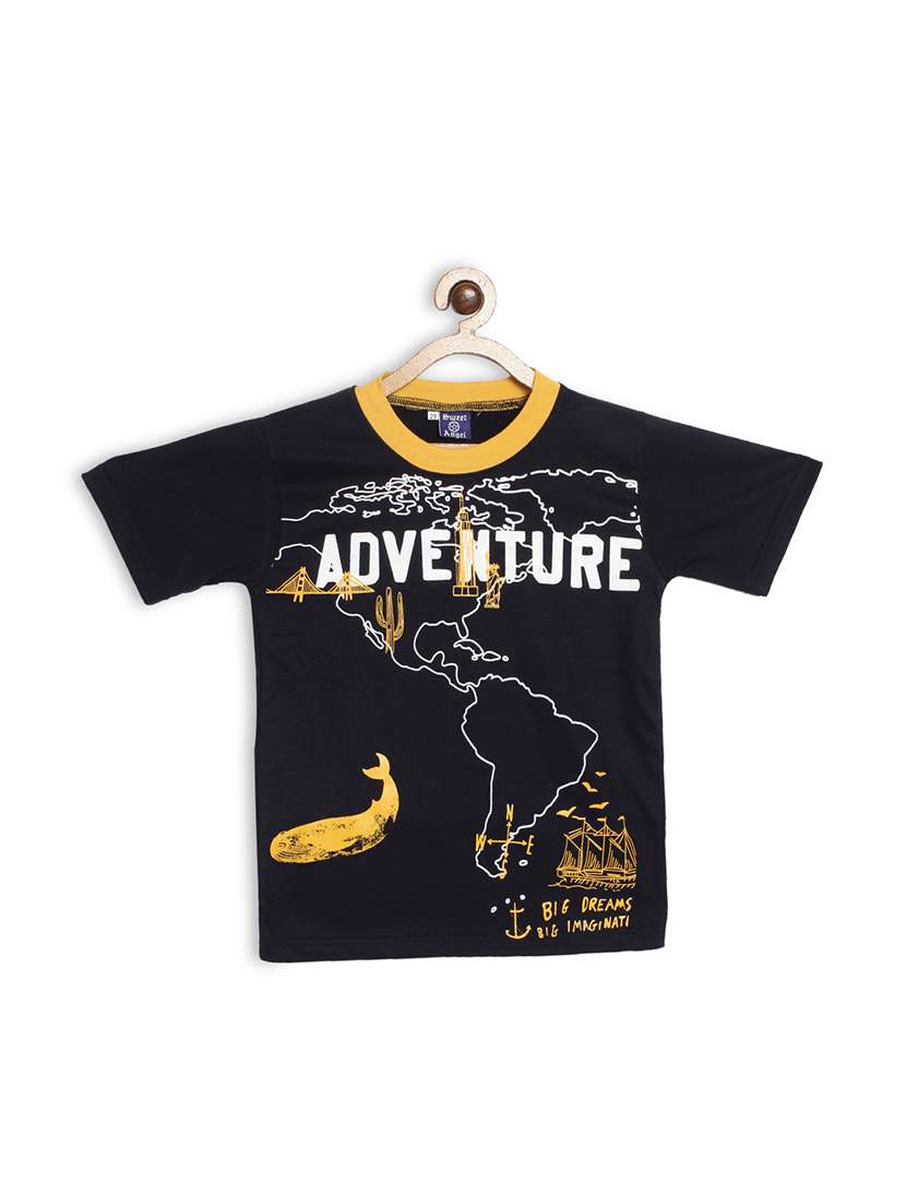 navy blue cotton tshirt