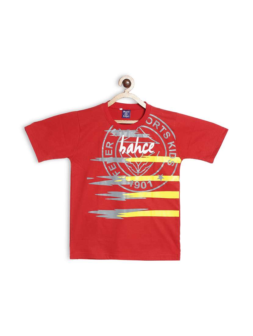 red cotton tshirt