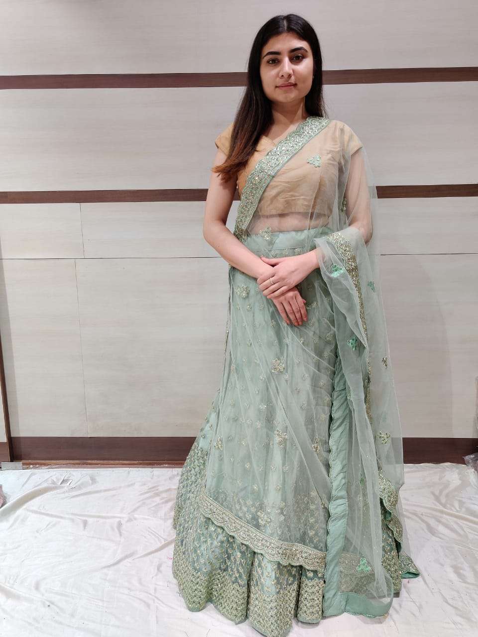 beautiful embroidered lehenga 