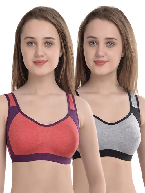 set of 2 sports bra - 17495684 - Standard Image - 0