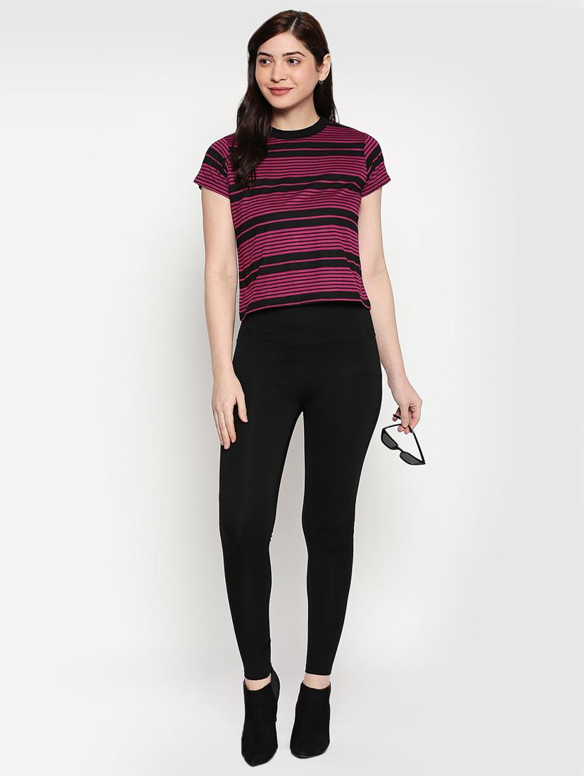 high rise solid jegging - 17498881 - Standard Image - 3
