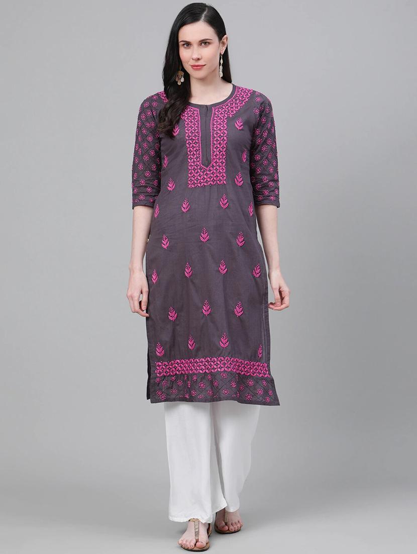 women's straight kurta - 17499297 -  Zoom Image - 0