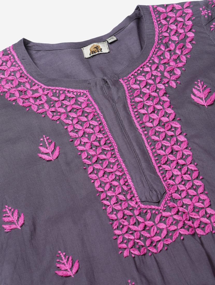 women's straight kurta - 17499297 - Standard Image - 3