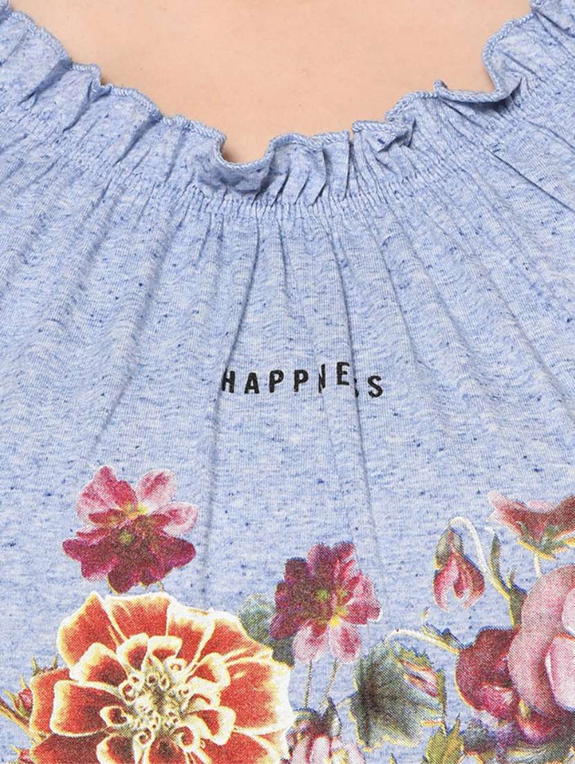 round neck graphic top - 17501754 -  Standard Image - 5