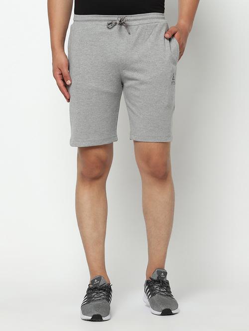 grey solid shorts - 17502633 -  Standard Image - 0