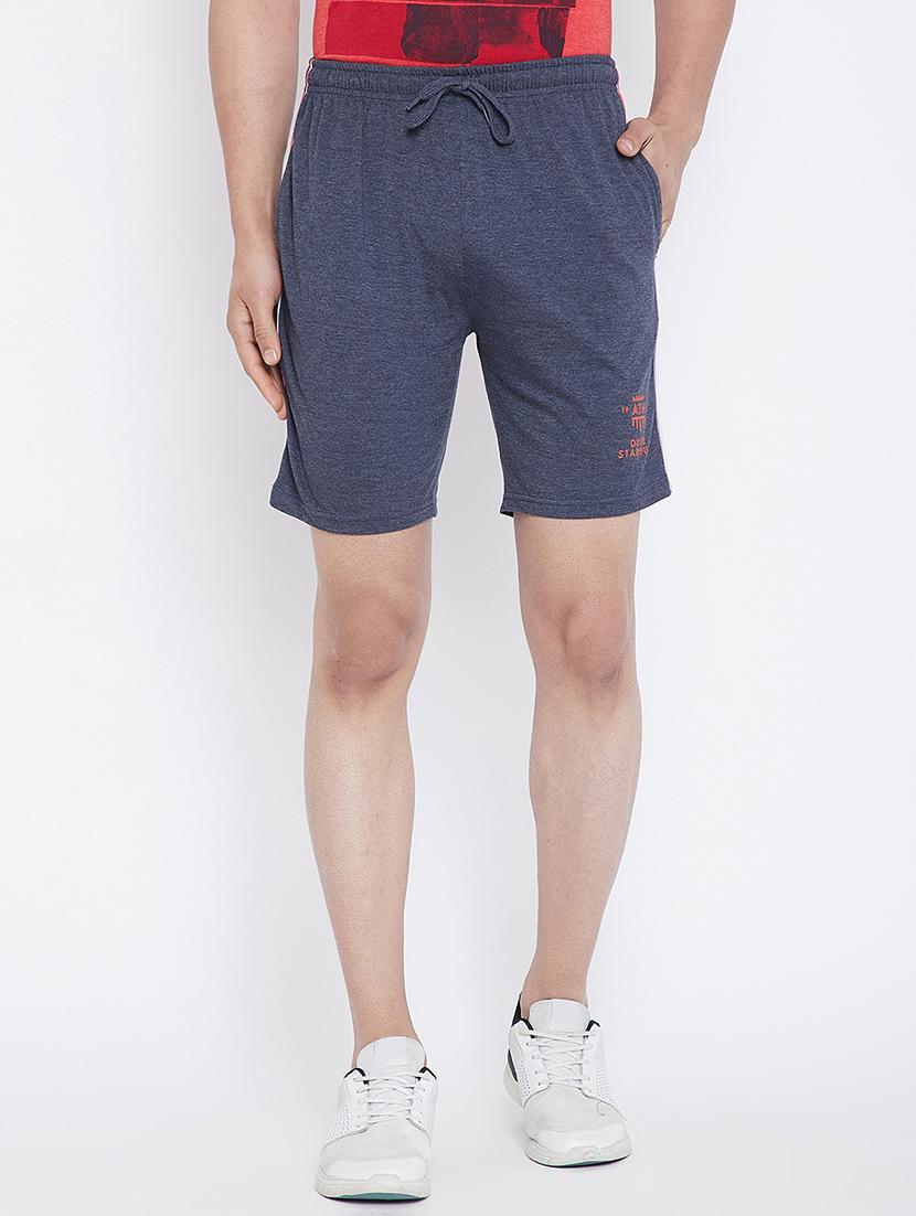 blue side taped shorts - 17502636 - Zoom Image - 0