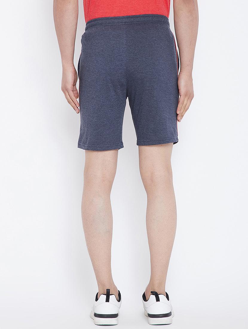 blue side taped shorts - 17502636 - Standard Image - 3