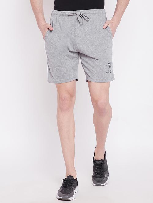 grey side taped shorts - 17502639 -  Standard Image - 0