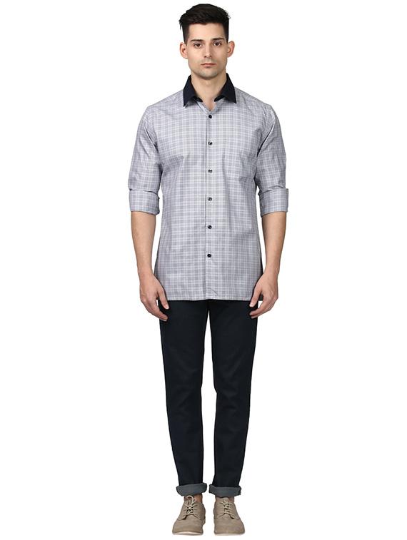 dark blue plain denim jeans - 17502839 - Standard Image - 3