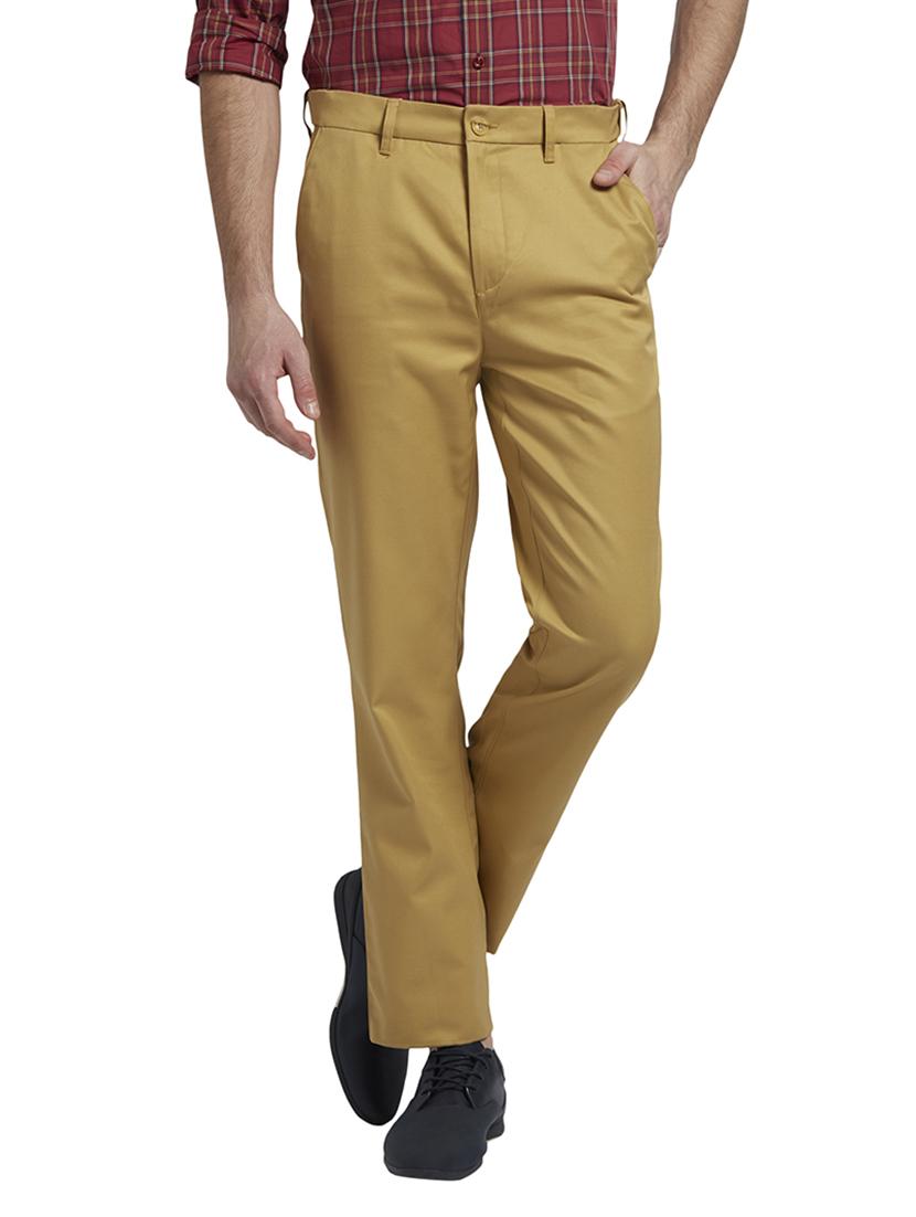 khaki solid chinos - 17503878 -  Zoom Image - 0