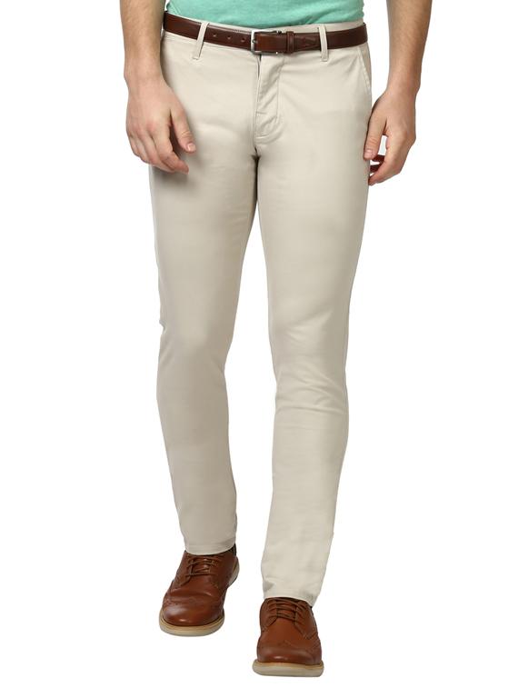 beige solid chinos - 17504439 - Zoom Image - 0