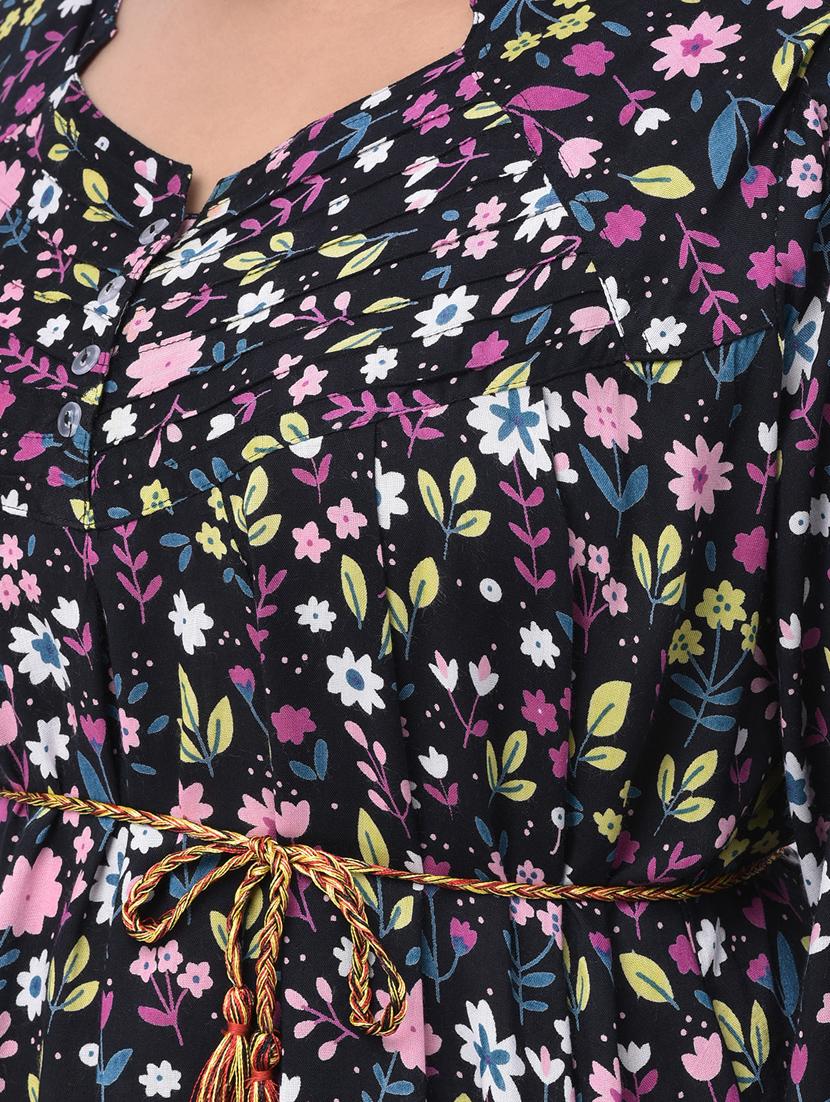 floral maxi plus dress - 17504734 - Standard Image - 3