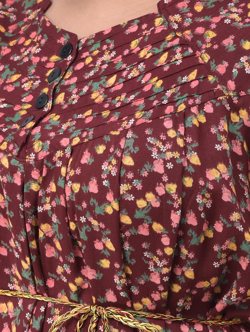 floral maxi plus dress - 17504735 - Standard Image - 3