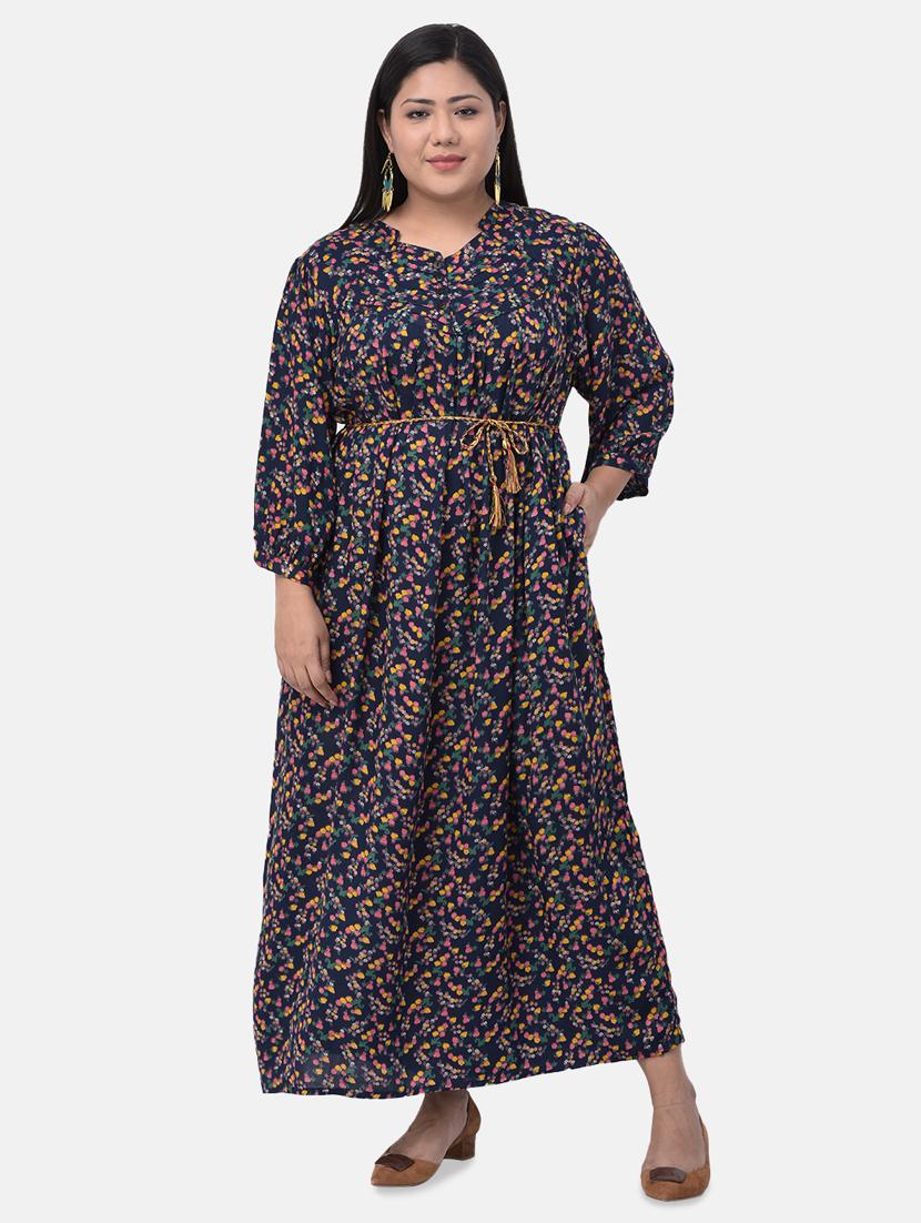 floral maxi plus dress - 17504736 -  Zoom Image - 0