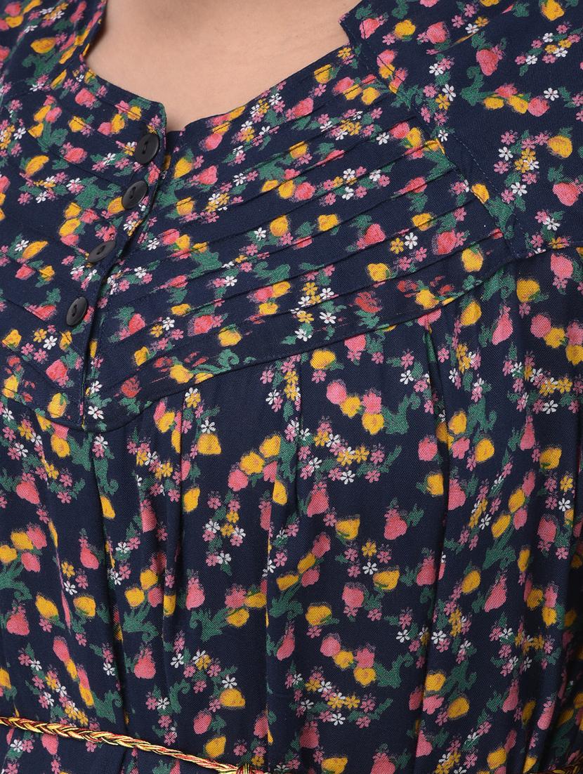 floral maxi plus dress - 17504736 - Standard Image - 3
